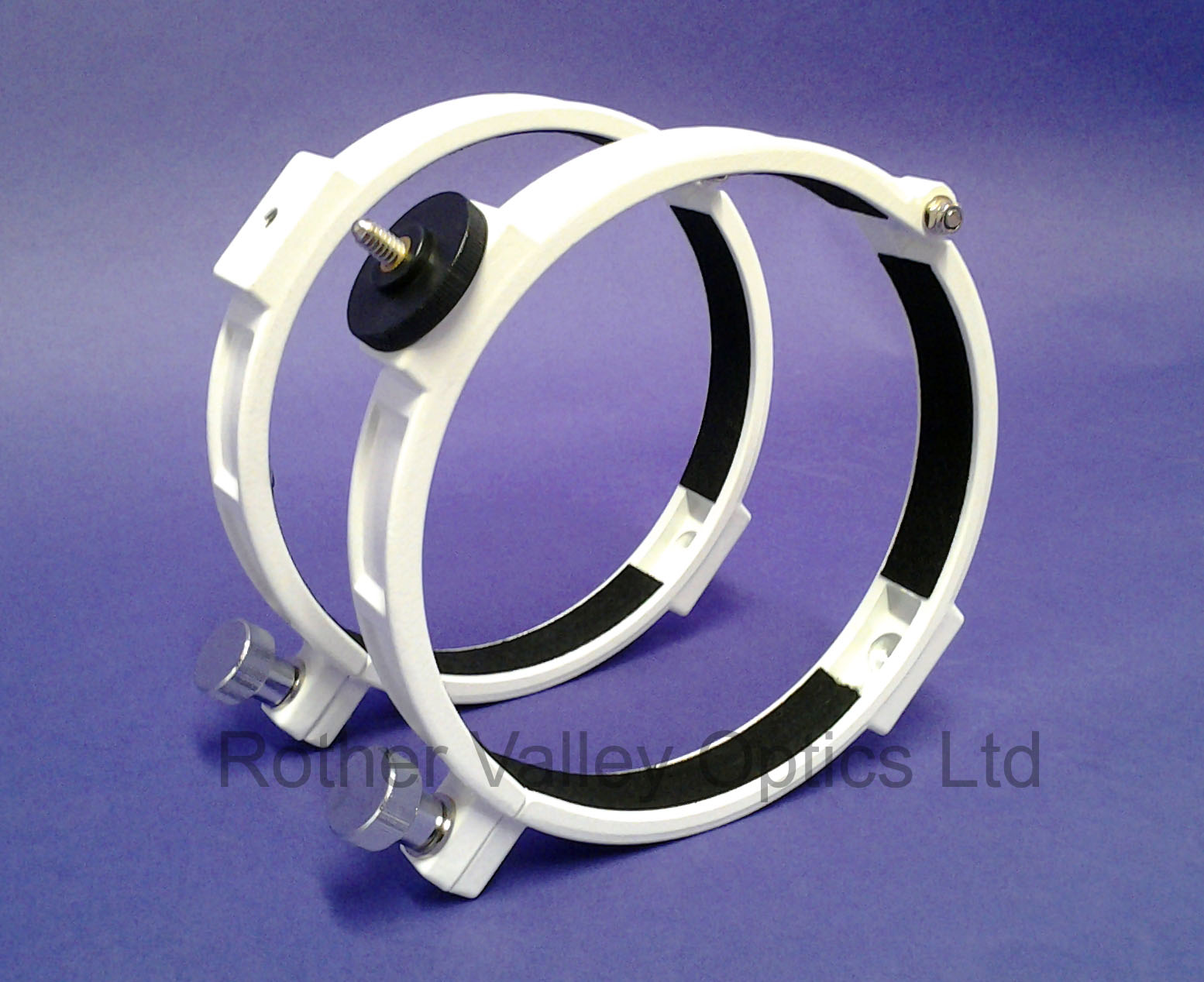 SkyWatcher Tube Ring Set - Rother Valley Optics Ltd Custom Made Telescope Tube Rings