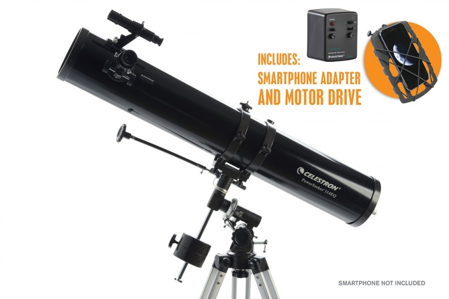 Celestron PowerSeeker 114EQ Newtonian Telescope With Motor Drive