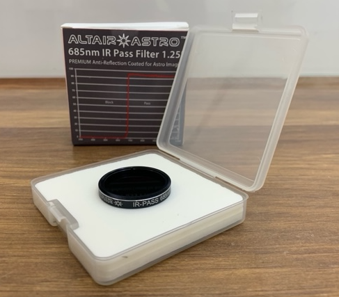 New Never Used Altair Astro Planet-Killer 685nm Premium IR Pass Filter with AR Coating 1.25''