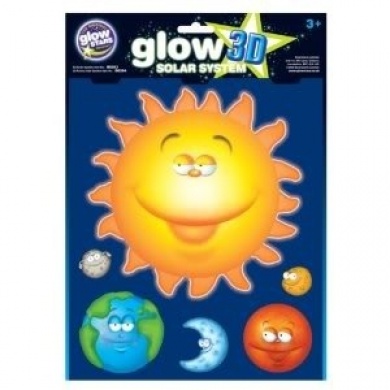 Glow 3D Funny Solar System