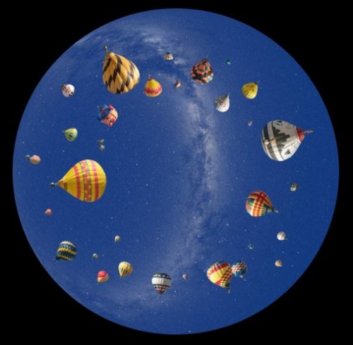 Hot Air Balloon Festival Disc For Sega Toys Homestar - Scenic Star Projector Disc - View #2