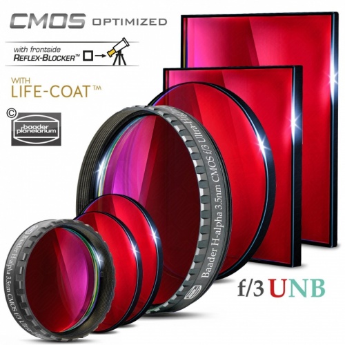 Baader CMOS Optimized H-Alpha 3.5nm F/3 Ultra Highspeed Filters