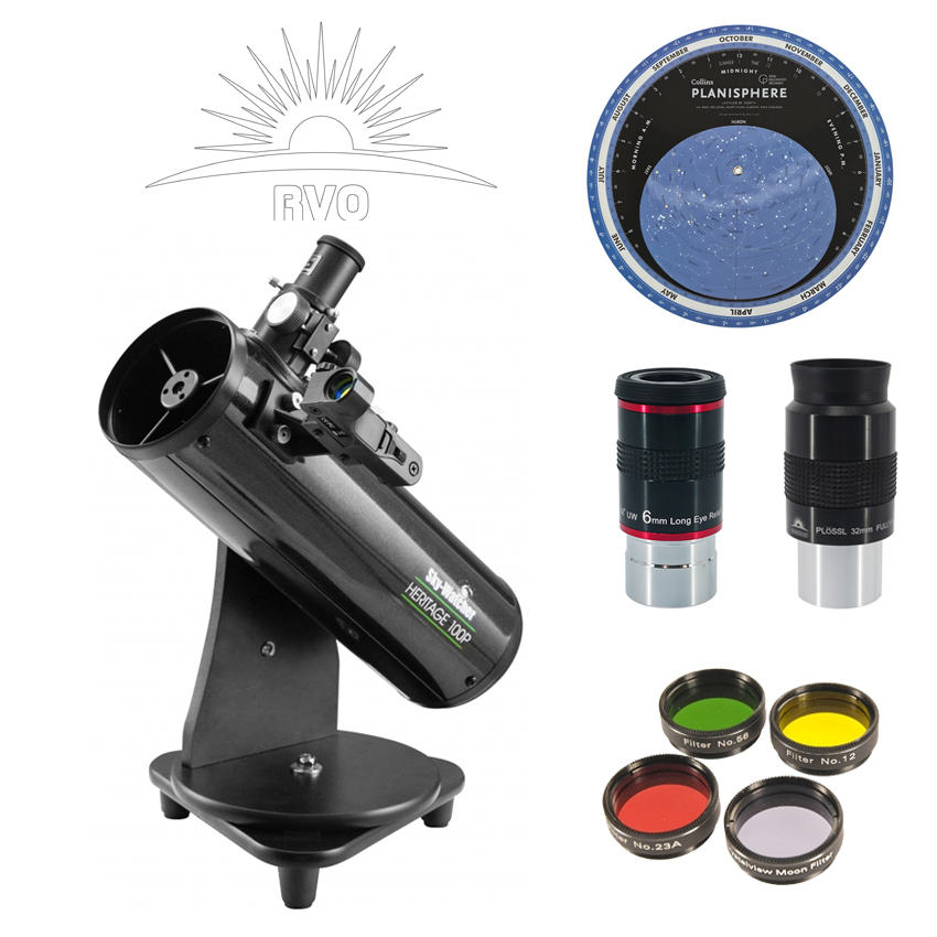 Skywatcher Heritage 100P Dobsonian Telescope Observers Bundle Rother Skywatcher Heritage 100P Dobsonian Telescope Observers Bundle Rother