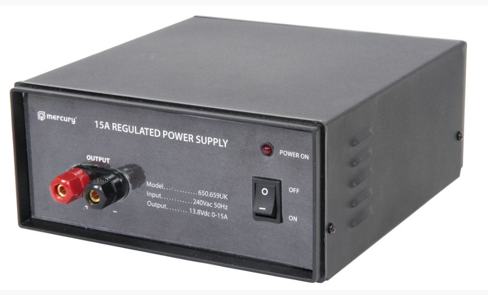 Mercury 13 8v 15a Bench Top Power Supply Unit Rother Valley