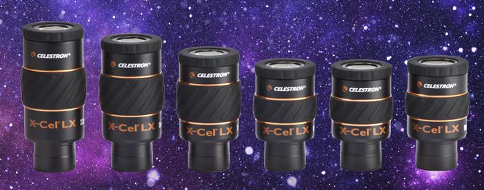 Celestron 93422 X-Cel LX Series - 1.25'' Eyepiece, 7mm : Telescope Eyepieces