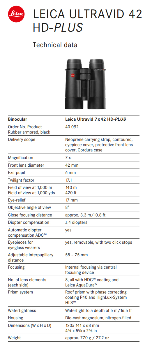 ultravid 7x42