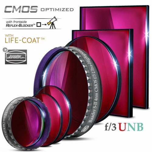 Baader CMOS Optimized SII 4nm F/3 Ultra Highspeed Filters