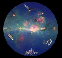 Sega Toys Space Exploration Sky Disc