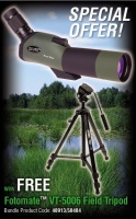 Acuter NatureClose 65mm Angled Spotting Scope With Free Fotomate VT-5006 Tripod
