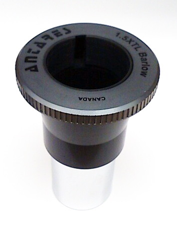 Antares 1.5x Twist Lock Barlow Lens 1.25''